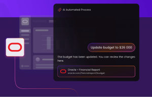 Apty’s automated process to update Oracle budget